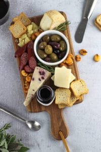 How to Make a Simple Cheese Board for Two | One Girl. One Kitchen.