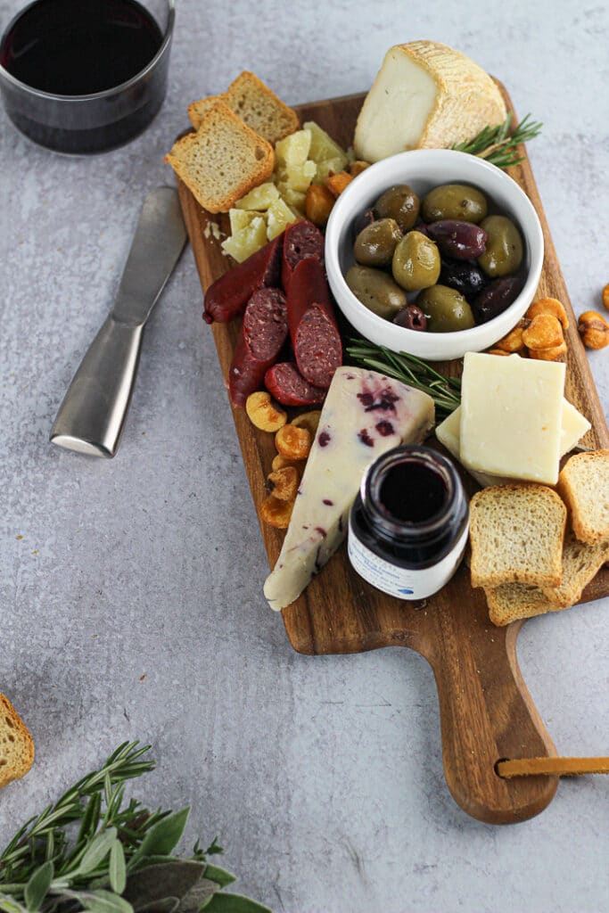 How to Make a Simple Cheese Board for Two | One Girl. One Kitchen.